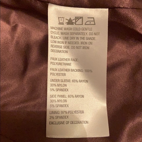 G by Giuliana Faux Leather Moto Jacket - Picture 13 of 15